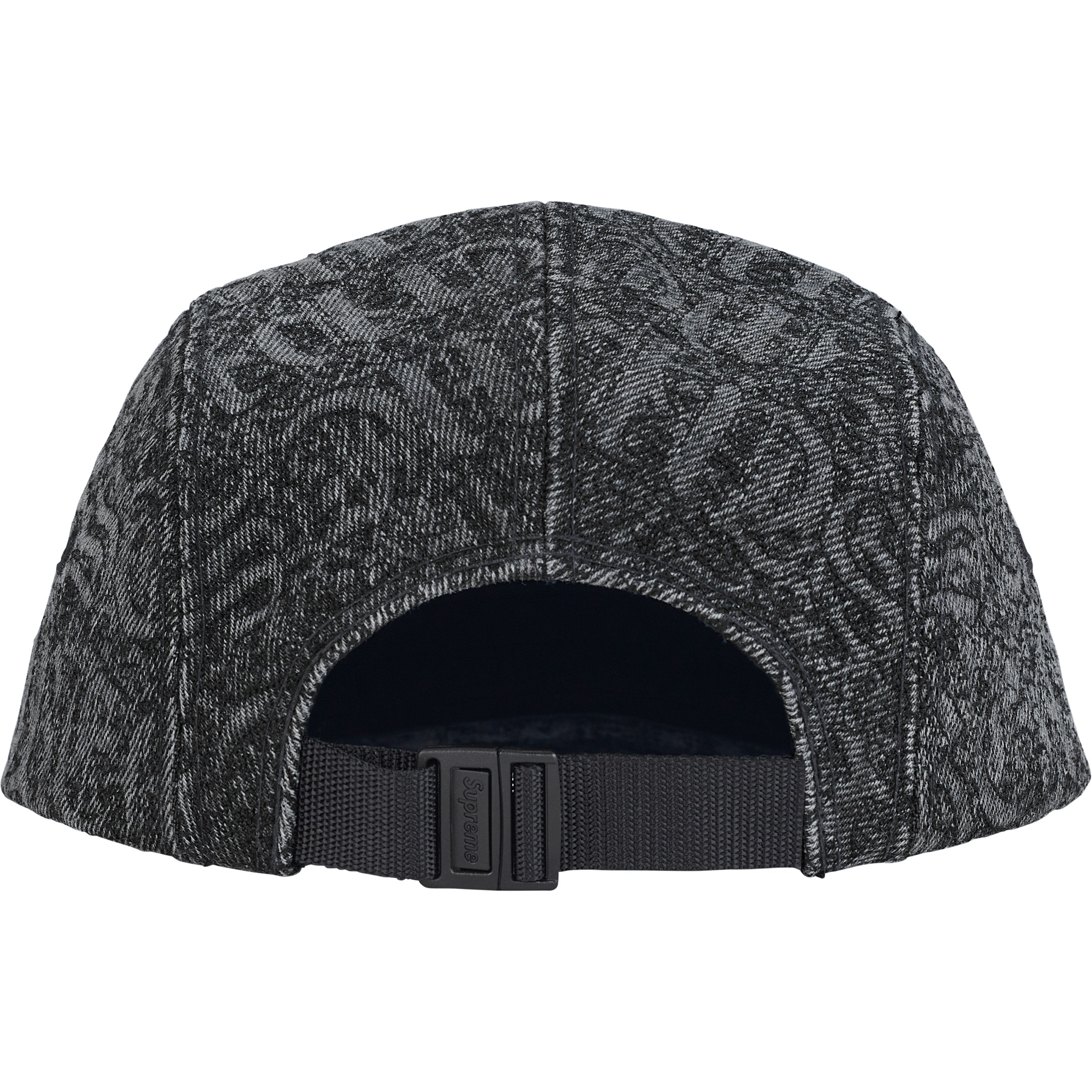 Stitched Old English Denim Camp Cap view 10